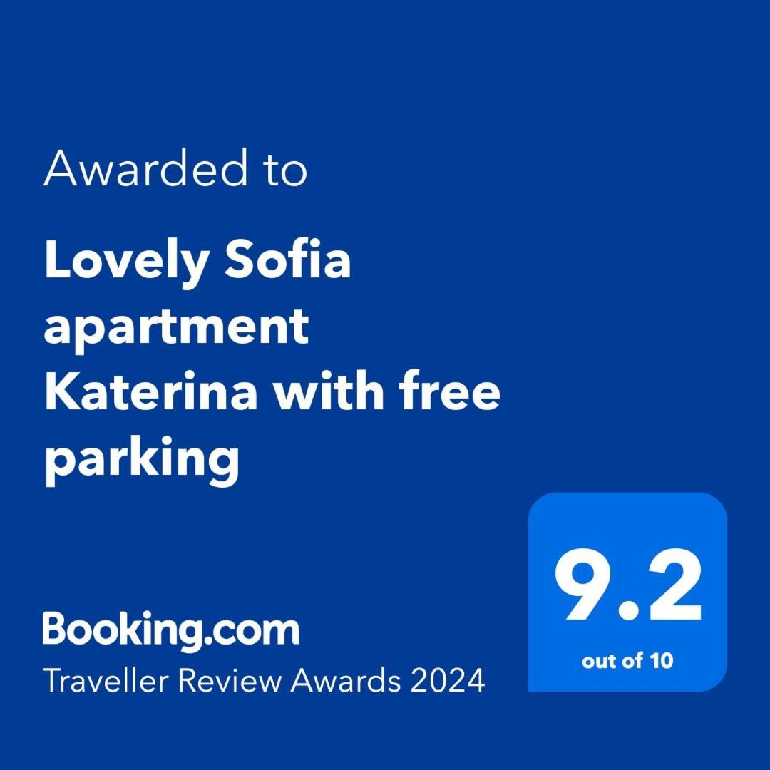 Lovely Sofia Apartment Katerina With Free Parking Exterior foto